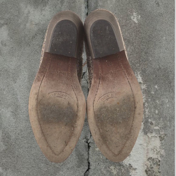 AS IS- authentic golden goose leather ankle boots animal print semi pointed toes - Picture 4 of 4